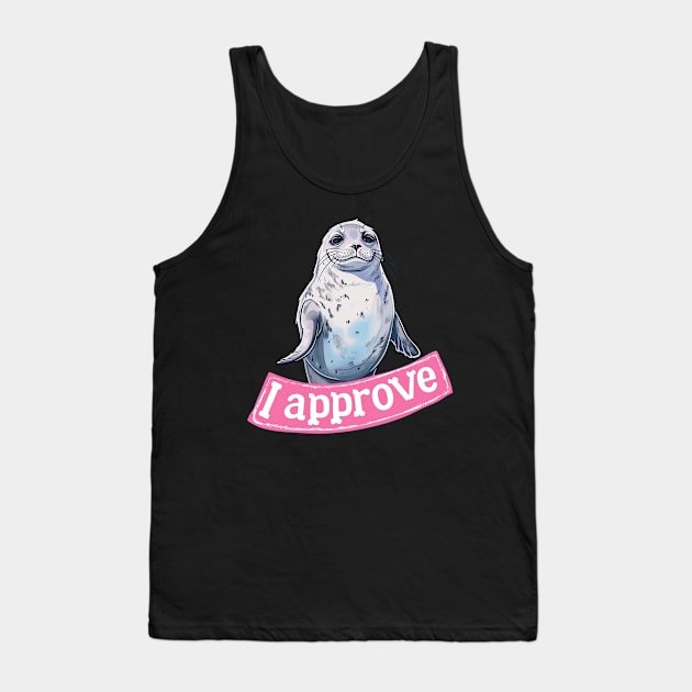 seal of approve Tank Top by Stephanie Francoeur Art